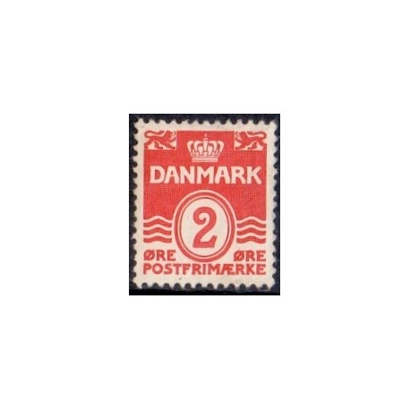 1933. Bølgelinieudgaven. AFA nr. 196 postfrisk     Stemplet FDC