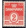 1933. Bølgelinieudgaven. AFA nr. 196 postfrisk     Stemplet FDC