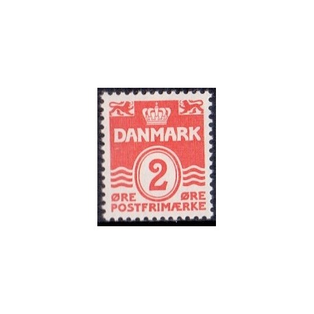 1933. Bølgelinieudgaven. AFA nr. 196 postfrisk     Stemplet FDC
