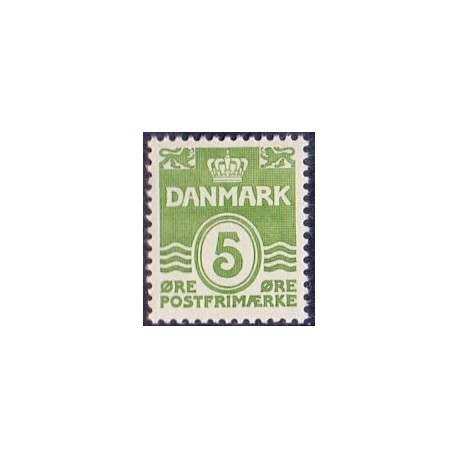 1933. Bølgelinieudgaven. AFA nr. 199a tp. II. postfrisk   Stemplet FDC