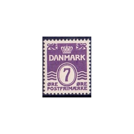 1933. Bølgelinieudgaven. AFA nr. 200 tp. I. postfrisk    Stemplet FDC
