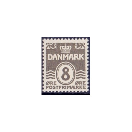 1933. Bølgelinieudgaven. AFA nr. 200 tp. I. postfrisk    Stemplet FDC