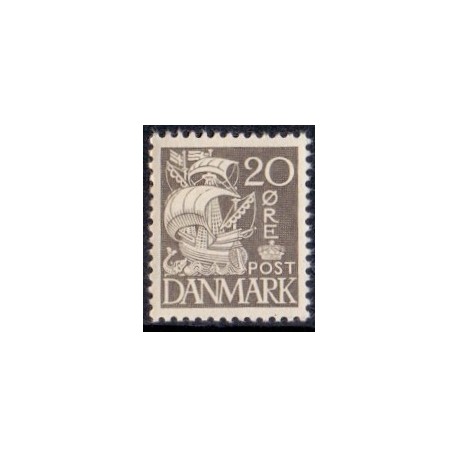 1933-34. Stålstik. AFA nr. 204a tp. II. postfrisk    Stemplet FDC