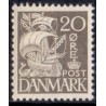 1933-34. Stålstik. AFA nr. 204a tp. II. postfrisk    Stemplet FDC