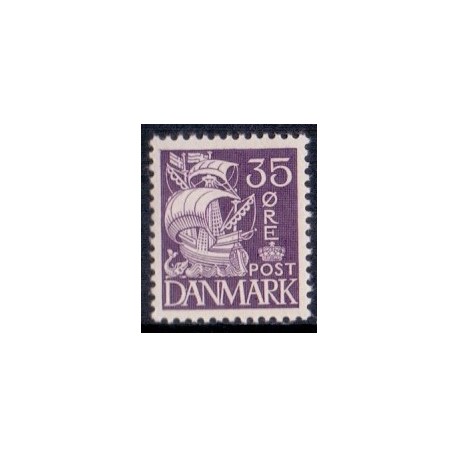 1933-34. Stålstik. AFA nr. 207a tp. II. postfrisk   Stemplet FDC