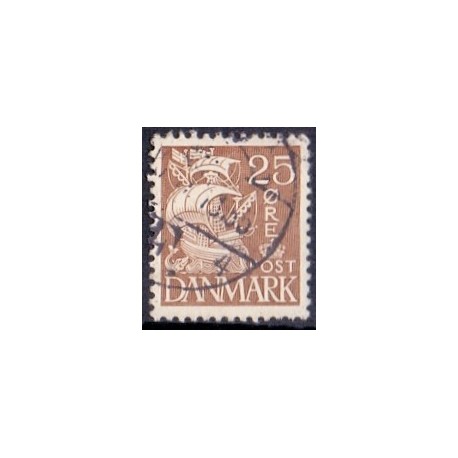 1933-34. Stålstik. AFA nr. 214 tp.I. postfrisk  Stemplet FDC