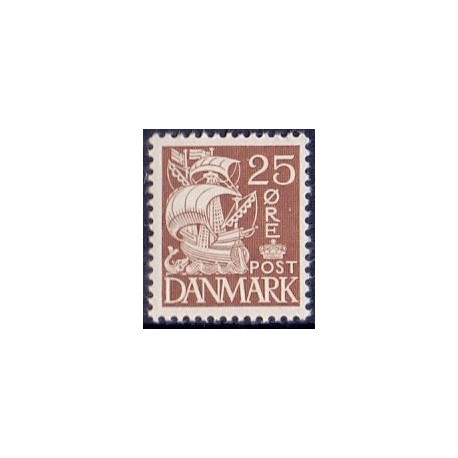 1933-34. Stålstik. AFA nr. 214a tp.II. postfrisk  Stemplet FDC