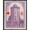 1944. Rundetårn Røde Kors provisorium. AFA nr. 283 postfrisk   Stemplet FDC