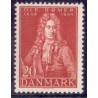 1944. Ole Rømer's fødsel. AFA nr. 288 postfrisk    Stemplet FDC