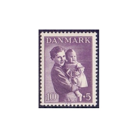 1941. Børneforsorg. AFA nr. 268 postfrisk   Stemplet FDC
