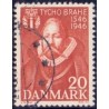 1946. Tycho Brahe. AFA nr. 298 postfrisk   Stemplet FDC
