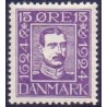 1924. Postvæsnets jubilæum. 15 Øre, AFA nr. 136 postfrisk    Ubrugt Stemplet FDC