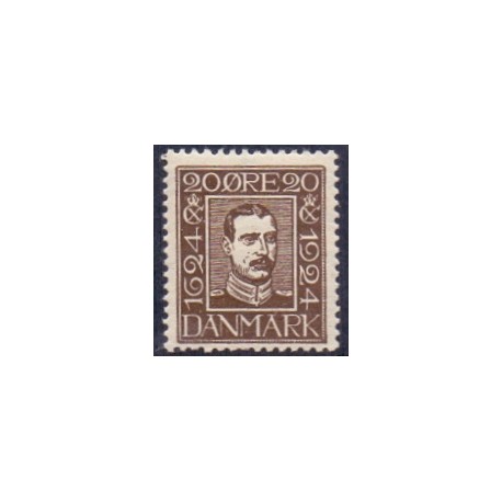 1924. Postvæsnets jubilæum. 20 Øre, AFA nr. 140 postfrisk    Ubrugt Stemplet FDC