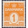 1913-14.  Bølgelinietype 1 Øre.  AFA nr. 77, postfrisk Ubrugt Stemplet FDC