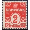 1917.  Bølgelinietype 2 Øre, VM krone  AFA nr. 78A, postfrisk     Ubrugt Stemplet FDC