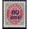 1915. 80/12 Øre provisorier, AFA nr. 82, postfrisk  Ubrugt Stemplet FDC