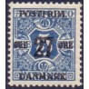 1918. 27-Øres provisorier. VM Krone, AFA nr. 86x, postfrisk    Ubrugt Stemplet FDC