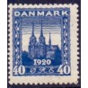 1921. Genforeningsmærke. 40 Øre, AFA nr. 116 postfrisk Ubrugt Stemplet FDC