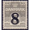 1921-22. 8/3 Øre provisorier.  AFA nr. 117 postfrisk Ubrugt Stemplet FDC