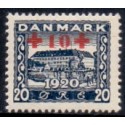 1921. Røde Kors, 20+10 Øre.  AFA nr. 121 postfrisk  Ubrugt Stemplet FDC