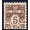 1921-22. Bølgelinietype, 5 Øre.  AFA nr. 122 postfrisk  Ubrugt Stemplet FDC