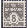 1921-22. Bølgelinietype, 8 Øre.  AFA nr. 123 postfrisk  Ubrugt Stemplet FDC