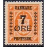 1926. Provisorier. 7/1 Øre. AFA nr. 160 postfrisk   Ubrugt Stemplet FDC