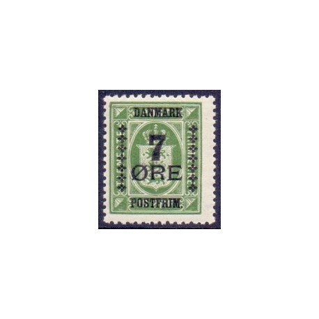 1926. Provisorier. 7/10 Øre. AFA nr. 164 postfrisk  Ubrugt Stemplet FDC
