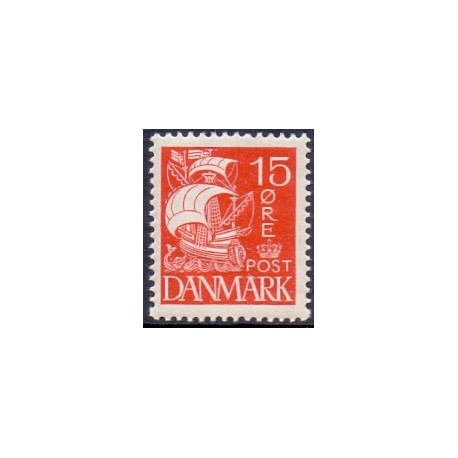 1926. Karavel. 15 Øre. AFA nr. 169 postfrisk  Ubrugt Stemplet FDC