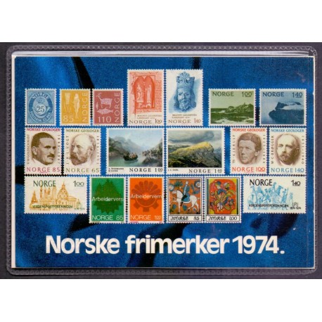 Norge Year set / Årsmappe 1974