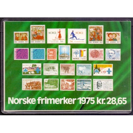 Norge Year set / Årsmappe 1975