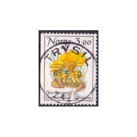 Norge. 1989. 3 kr. Spiselige svampe AFA nr. 1010Cv. Luksus stemplet