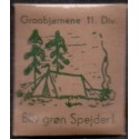 Frimærkepenge 1 øre " Graabjørnene 11 div." papfarvet