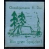 Frimærkepenge 1 øre " Graabjørnene 11 div." lyseblå