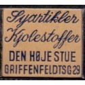 Frimærkepenge 1 øre " Den Høje Stue Griffenfeldsgade 29." lys