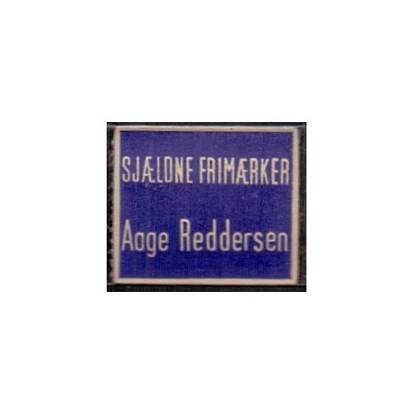 Frimærkepenge 1 Øre "Sjældne Frimærker Aage Reddersen" Blå