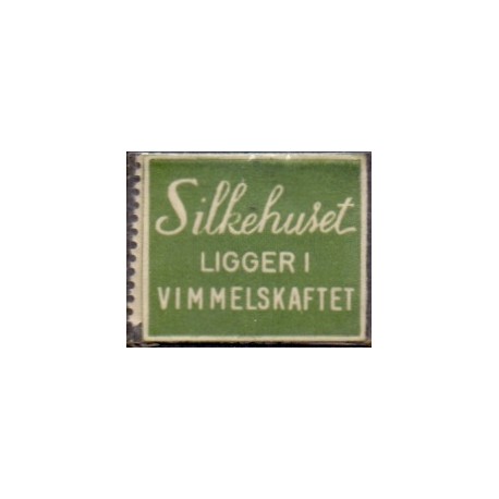 Frimærkepenge 1 Øre "Silkehuset" grøn
