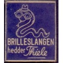 Frimærkepenge 1 Øre "Brilleslangen hedder Thiele" Blå