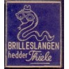 Frimærkepenge 1 Øre "Brilleslangen hedder Thiele" Blå