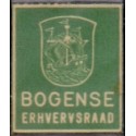 Frimærkepenge 1 Øre "Bogense Erhversraad" Grøn