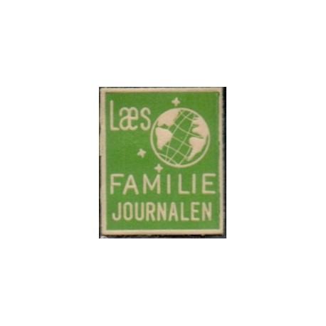 Frimærkepenge 1 Øre "Læs Familie Journalen" Grøn