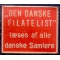 Frimærkepenge 1 Øre "Den Danske Filatelist" Rød