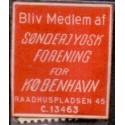 Frimærkepenge 1 Øre "Sønderjysk Forening" Rød