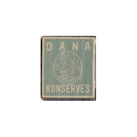 Frimærkepenge 1 Øre "Dana Konserves" grøn