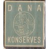 Frimærkepenge 1 Øre "Dana Konserves" grøn