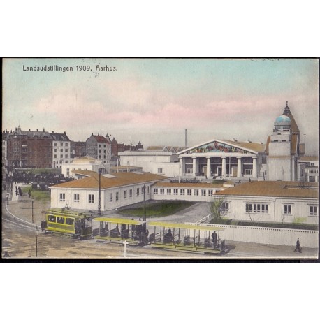 Aarhus, Lanmdsudstillingen 1909, brugt, (Ebbesen)