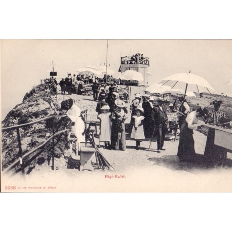 Schweiz. Rigi-Kulm, unused postcard