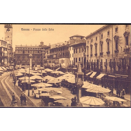 Italien. Verona Piazza della dells Erbe,  unused postcard