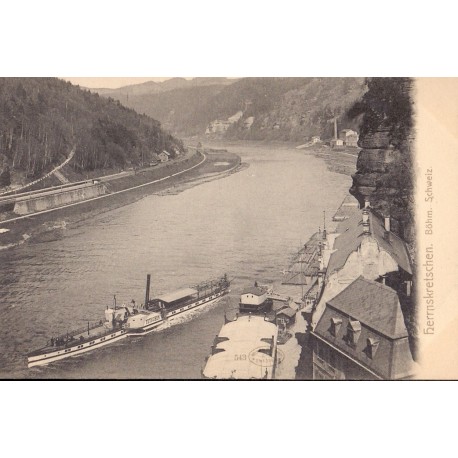 Schweiz. Herrnskretschen,  unused postcard