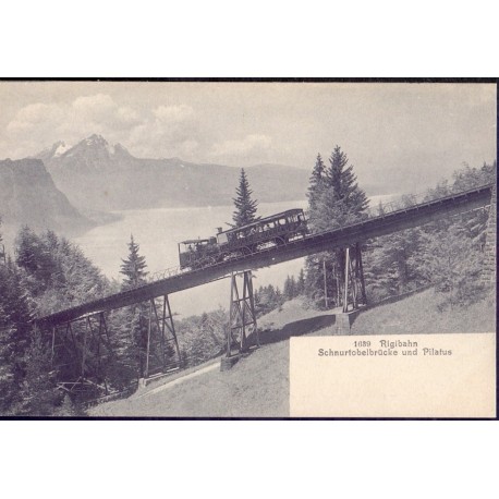 Schweiz. Rigibahn,  unused postcard